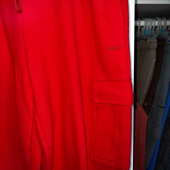 TNA Pants - tna cozy fleece mega cargo sweatpants